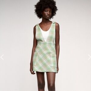 NWT Zara Pinafore Dress Size S